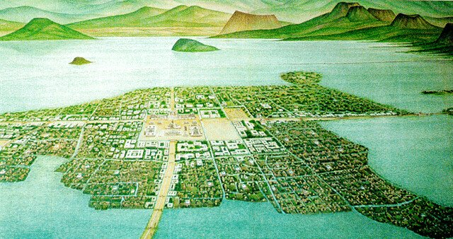 Tenochtitlán rendering