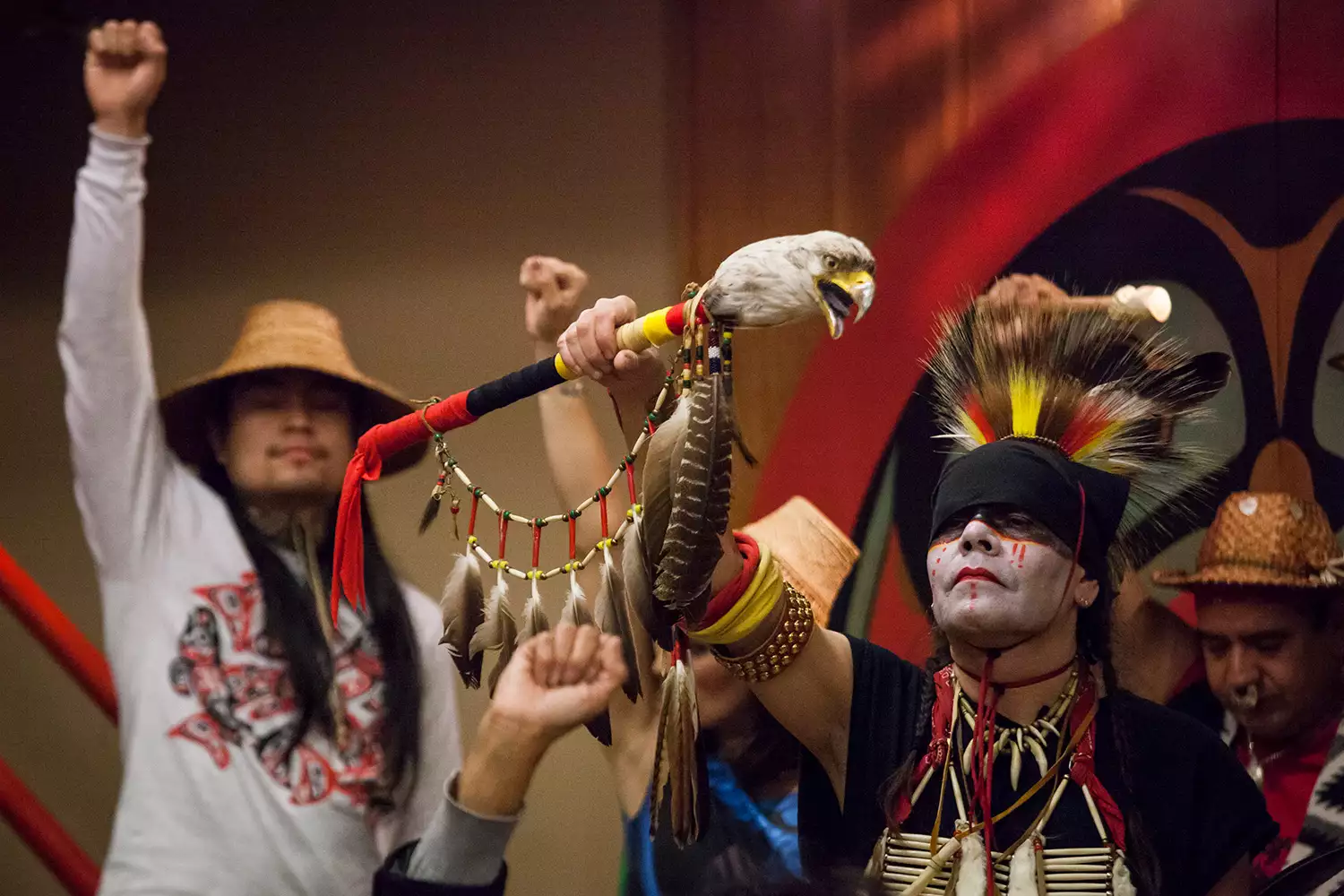 Modern Native American leaders and youth